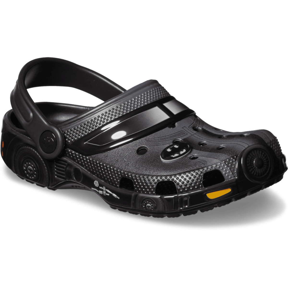 Saboti Crocs Batman Batmobile Classic Clog Kids Negru - Black - imagine 8